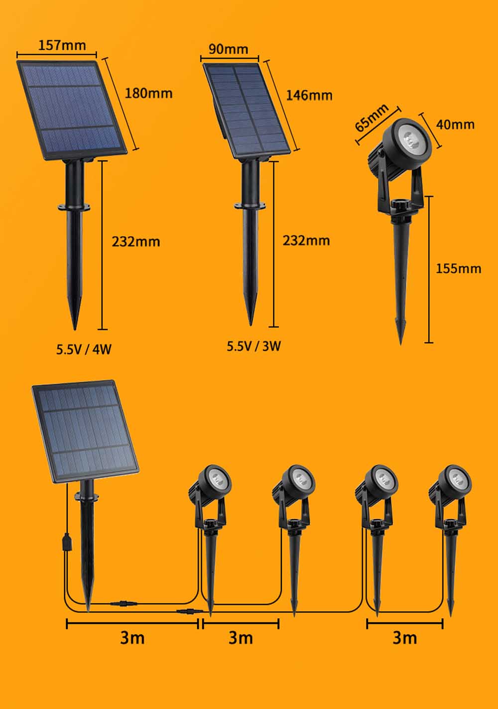 Splashgud™ Solar LED Outdoor Light