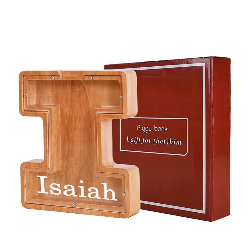 Splashgud™ Wooden Piggy Bank